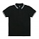 CHECKER POLO-BLK