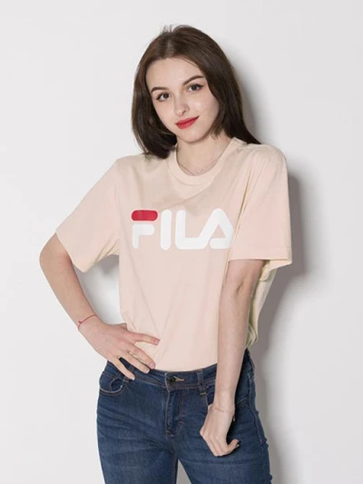 FILA LOGO TEE-A.PINK