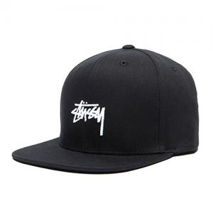 STOCK CAP-BLACK