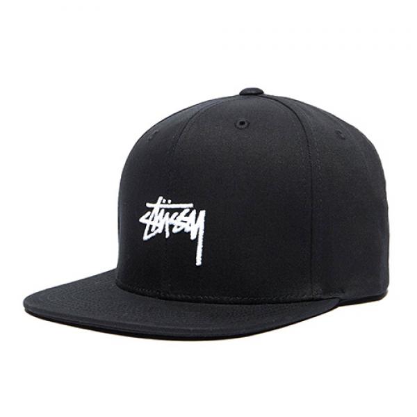 STOCK CAP-BLACK