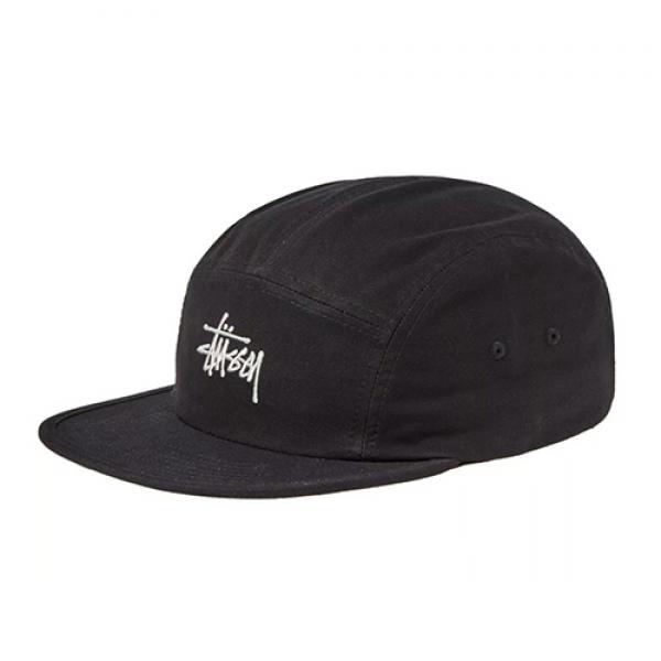 STOCK HERRINGBONE CAMP CAP-BLACK