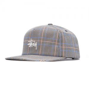 GLEN PLAID CAP-TAN