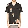 HANA PRINTED SHIRT-BLACK