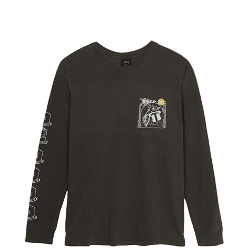 HARVEST RAIN TD LS TEE-BLACK
