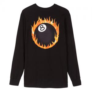 FIREBALL LS TEE-BLACK