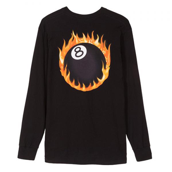 FIREBALL LS TEE-BLACK