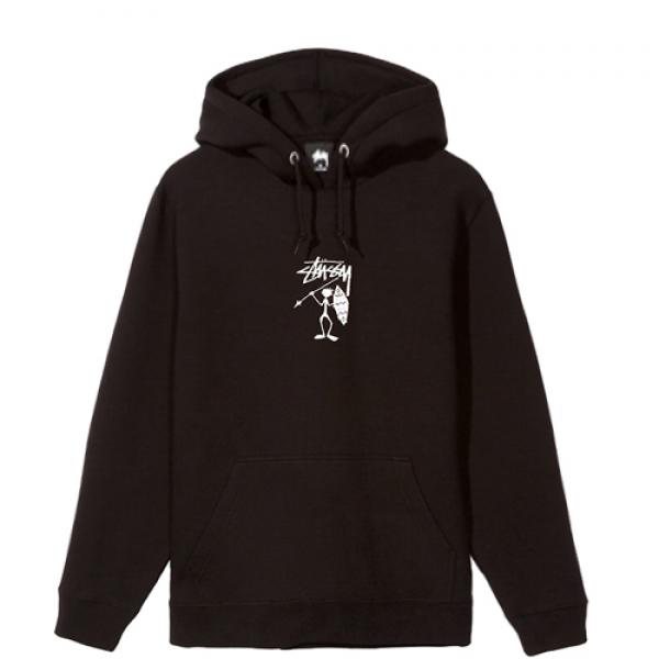 TRIBE MAN APP. HOOD-BLACK