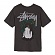 FORCES OF NATURE PIG. DYED TEE-BLACK