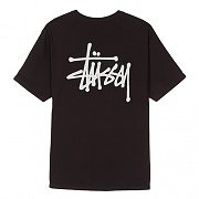 BASIC STUSSY TEE-BLACK