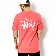BASIC STUSSY TEE-ROSE