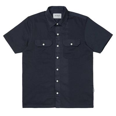 (I024133) S/S MASTER SHIRT-DARK NAVY