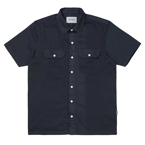 (I024133) S/S MASTER SHIRT-DARK NAVY