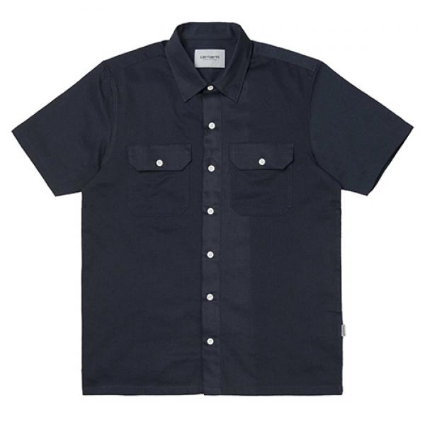 (I024133) S/S MASTER SHIRT-DARK NAVY