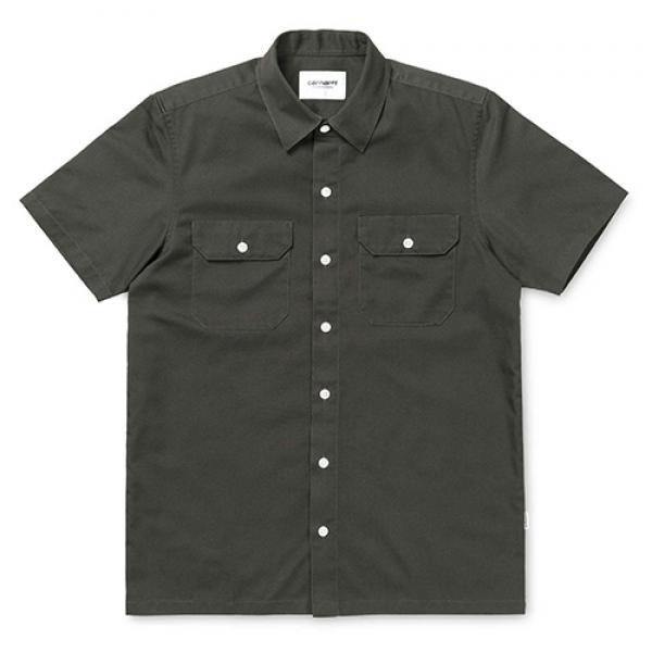 (I024133) S/S MASTER SHIRT-ASPHALT