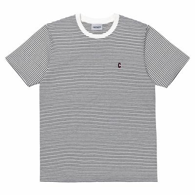 (I024743) S/S BOUNTY PRIOR T-SHIRT-BOUNTY STRIPE WAX/DARK NAVY
