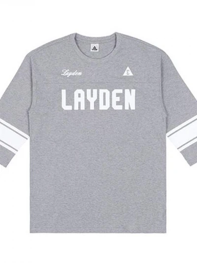 WALKER FOOTBALL 3/4 TEE-GRY