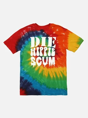 DIE HIPPIE SCUM TEE-MULTI
