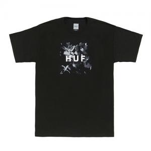 BOX LOGO FILL FLOWER TEE-BLK