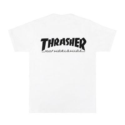 HUF X THRASHER CLASSIC H TEE-WHT