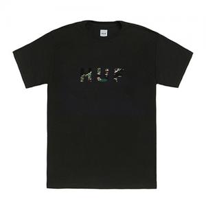 ORIGINAL LOGO TIGER CAMO TEE-BLK