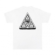 SUMRA TRIPLE TRIANGLE TEE-WHT