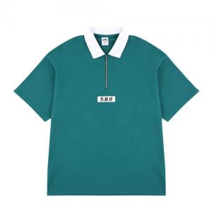 5.B.O COLLAR T-SHIRTS_green