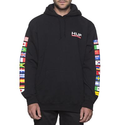 FLAG HOODIE-BLK