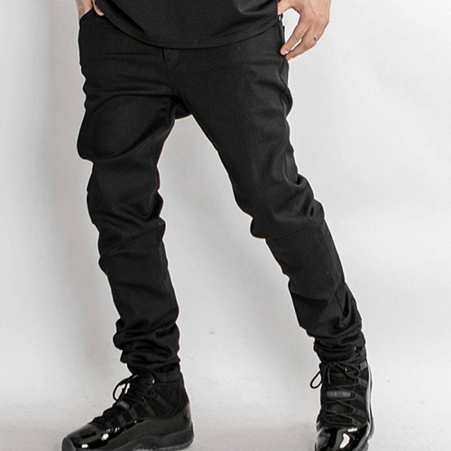 2018 Black Basic Slim Fit