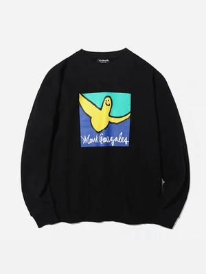 SIGNATURE LOGO CREWNECK-BLACK