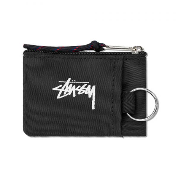 NYLON COIN WALLET-BLK