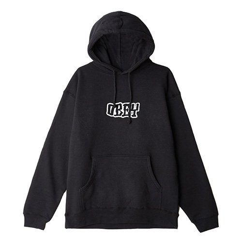 (111731824)BETTER DAYS OUTLINE HOOD-BLK