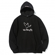 (HD05) SIGNATURE LOGO HOODIE BLACK