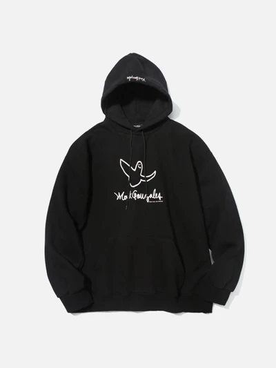 (HD05) SIGNATURE LOGO HOODIE BLACK