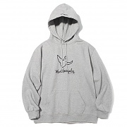 (HD05) SIGNATURE LOGO HOODIE GRAY