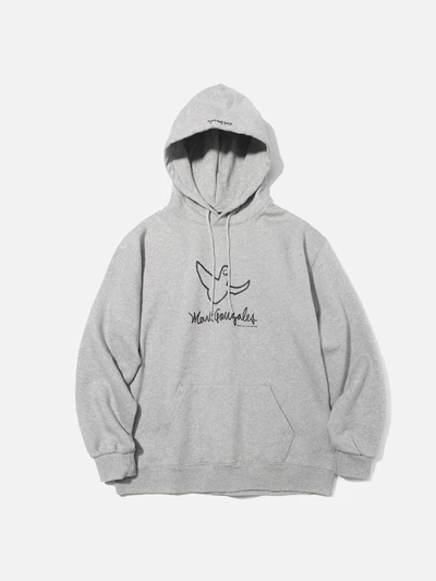 (HD05) SIGNATURE LOGO HOODIE GRAY