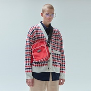 ORIGINAL CARDIGAN-RED CHECK