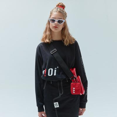 [재입고]O!Oi LONG SLEEVE T-SHIRTS-BLACK