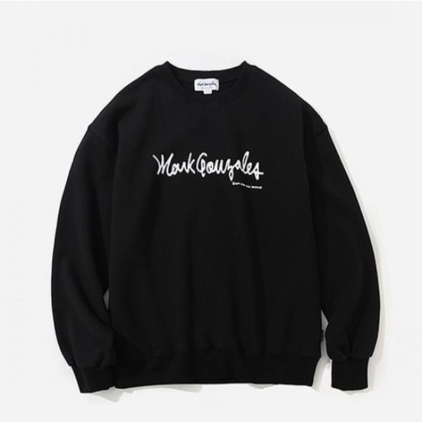 (CR05) M/G LOGO CREWNECK BLACK