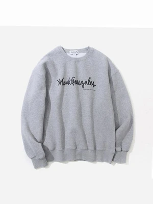 (CR05) M/G LOGO CREWNECK GRAY