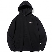 (HD10) M/G SMALL LOGO HOODIE-BLACK