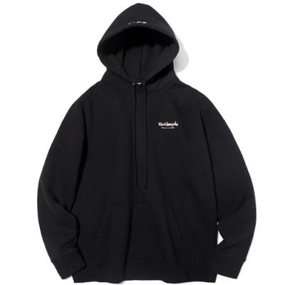 (HD10) M/G SMALL LOGO HOODIE-BLACK