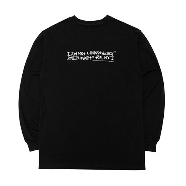AUTOGRAPH LOGO LONG SLEEVE T SHIRTS - BLACK/WHITE