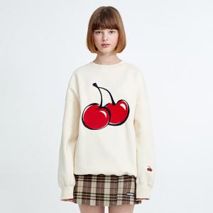 [재입고] BIG CHERRY SWEATSHIRT HA [IVORY]