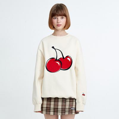 [재입고] BIG CHERRY SWEATSHIRT HA [IVORY]