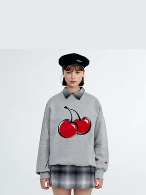 [재입고] BIG CHERRY SWEATSHIRT HA [GRAY]
