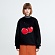 [԰] BIG CHERRY SWEATSHIRT HA [BLACK]