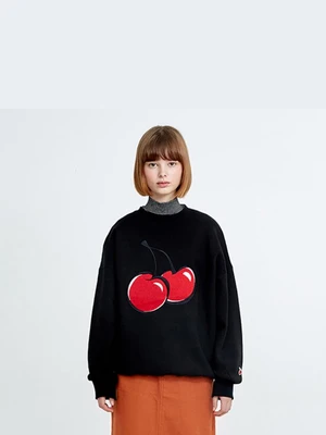 [재입고] BIG CHERRY SWEATSHIRT HA [BLACK]