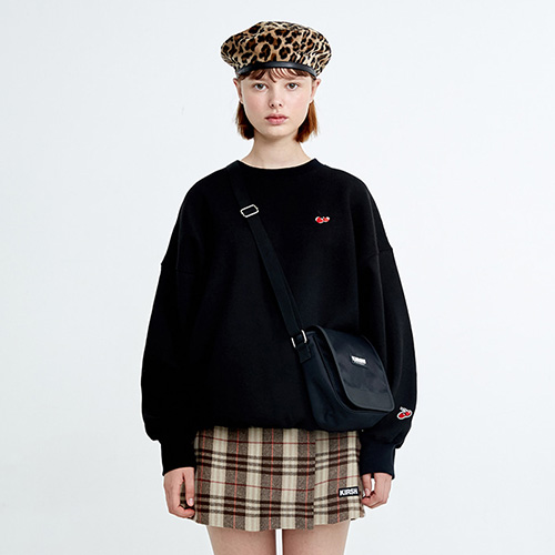 [԰] SMALL CHERRY SWEATSHIRT HA [BLACK]