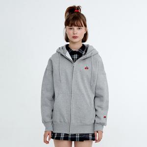 [재입고] CHERRY HOODIE ZIPUP HA [GRAY]
