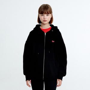 [재입고] CHERRY HOODIE ZIPUP HA [BLACK]